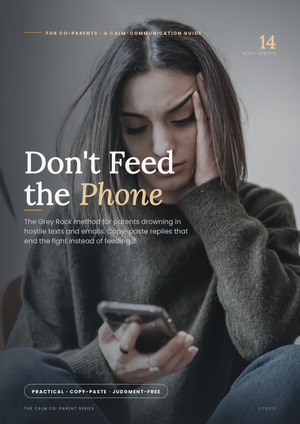 Don't Feed the Phone — The Grey Rock Method for Co-Parents